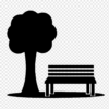 png-transparent-urban-park-computer-icons-hotel-car-park-park-furniture-photography-monochrome